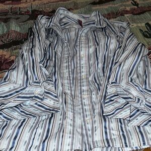 Gitano Men's Multi-Striped Button Down Shirt